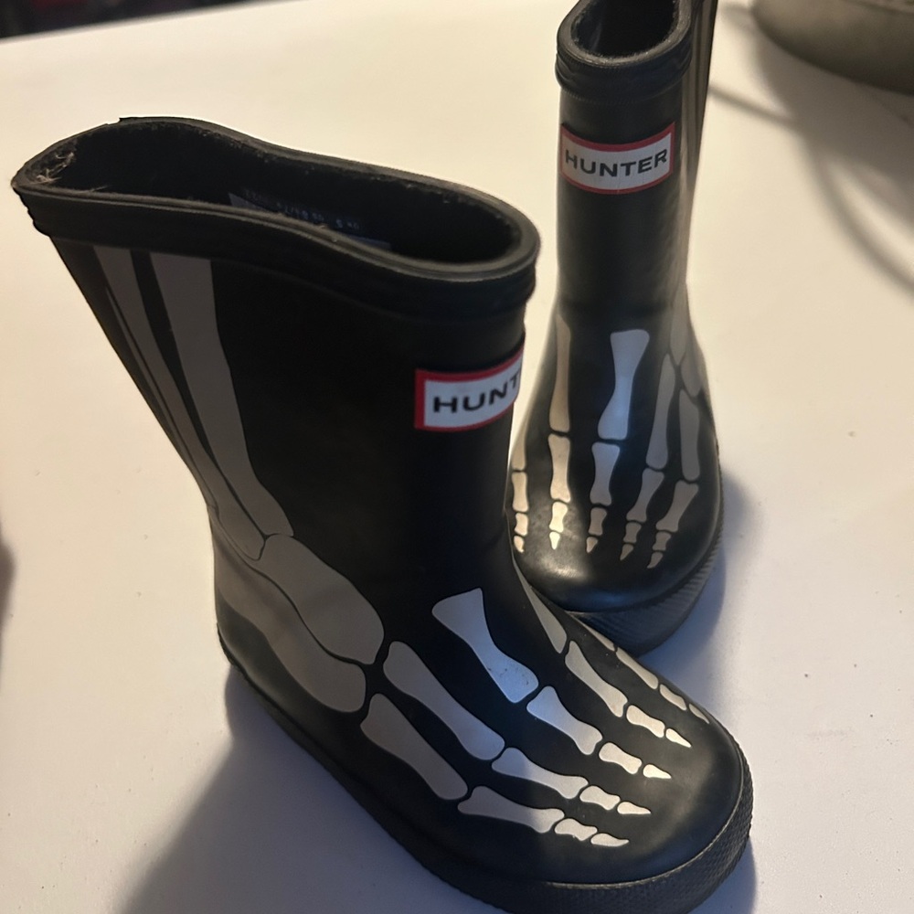 Hunter Skeleton toddler / baby boots